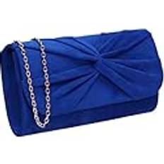 Blue - Women Clutches SwankySwans Damen Louise Unterarmtasche, Royal Blue