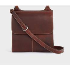 Osprey London The Large Narissa Umhängetasche aus Leder, Braun One Size