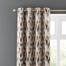 Curtains & Accessories Dunelm Kelso Natural Cut Velvet