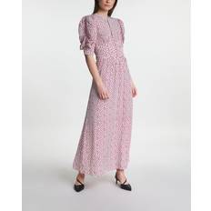 ROTATE Birger Christensen Kjoler ROTATE Birger Christensen Rotate Birger Christensen Printed Maxi Flowy Kjole Happy Hearts