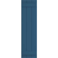 Ekena Millwork TFP101BBF16X044HB PVC Window Shutter