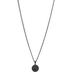 Herr - Rostfritt stål Halsband By Billgren Harvey Stålhalsband Kompass Accessoarer Herr Svart