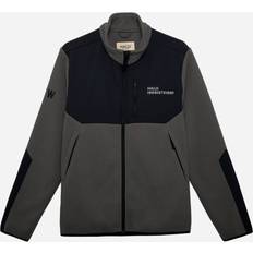 Funktionsfleecejacke - Graphit/Schwarz/Weiß