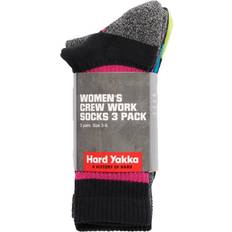 Clothing Hard Yakka Crew Work Socks Multicoloured 3 Pack