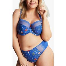 Clothing Panache Esme Wildflower Deep Brief, Blue/Multi