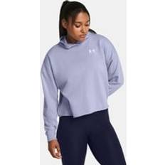 Viola Maglioni Under Armour Felpa Oversize Cappuccio Da Donna - Blu