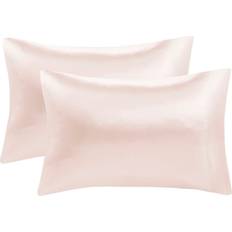 OEKO-TEX Pillow Cases Madison Park Essentials Satin Pillow Case Pink