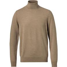 Brun - Herre - Polotrøjer Sweatere Charles Tyrwhitt Rollkragenpullover aus reinem Merino