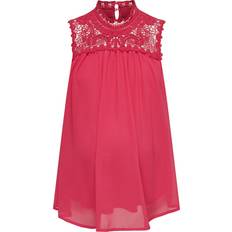 Graviditet & Amning Only Mama Blondedetaljeret Top Teaberry (15258618-796)