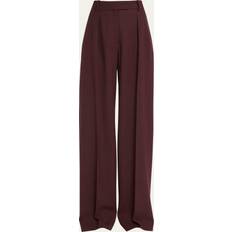 The Row Burgundy Antone Trousers BURGUNDY