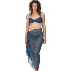 Copricostumi & Parei Regatta 'Shalya' Sarong Navy One