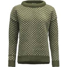 Devold Women's North Sea Wool Sweater - Olive