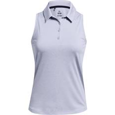 Under Armour Women Polo Shirts Under Armour Women's UA Playoff Sleeveless Polo Purple