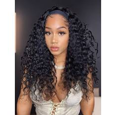 Wigs UNice Headband Scarf Wig 14 inch Natural Color
