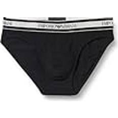 Emporio Armani Kläder Emporio Armani Mäns glänsande logotypband boxershorts, svart