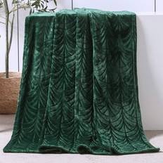 Whale Whale Flotilla Blankets Green (152.4x127cm)