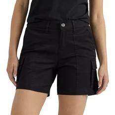 Lee Women Shorts Lee Women's Ultra Lux TO GO Cargo Shorts, 14, Black