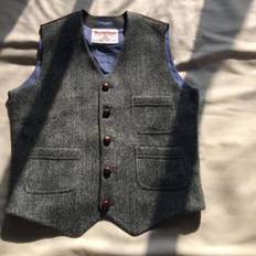 Men's Vest Waistcoat Denim Jacket Vests for Men Army Green Wedding Formal Casual Steam Punk Gilet Homme Groosmen Suit Clothings Black One