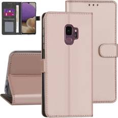 Plånboksfodral till samsung s9 Skal-man Plånboksfodral Samsung Galaxy S9 S9 plus Roséfärgad med Ställ