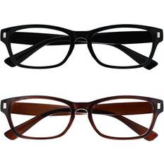 Cheap Reading Glasses The Reading Glasses Company Black Brown Value 2 Pack RR77-12 3.00