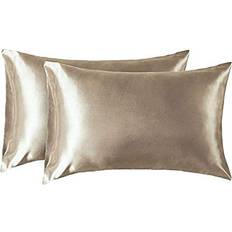 Bedsure Satin 2 Pack Pillow Case Green