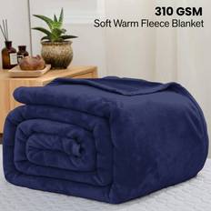 Aspire Homeware Fleece Super Soft Blankets Blue