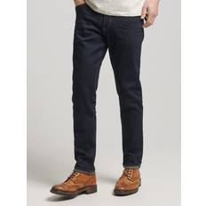 Superdry Spijkerbroeken Superdry Biologische Slim Jeans - Donkerblauw Grootte