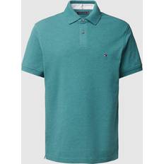 Tommy Hilfiger Green Polo Shirts Tommy Hilfiger 1985 Regular Fit Polo Shirt Dark Teal, Dark Green, 3Xl, Men