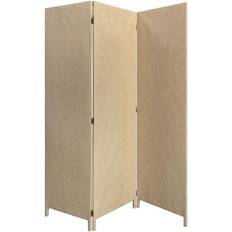 Beige Room Dividers Homeroots Beige Upholstered Room Divider