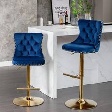 Gold Seating Stools Simplie Fun Golden