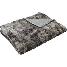 Amazon Basics Faux Fur Throw Washable Blankets Grey (200x)