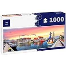 Lais Puzzle pussel regn i Venedig 1 000 delar panorama