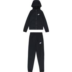 S Tute Nike Kid's Sportswear Tracksuit - Black/Black/White