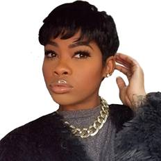 Youknowig Short Wigs For Black Women Pixie Cut Human Hair