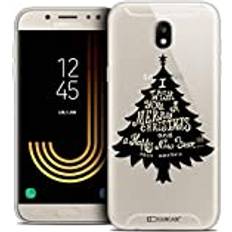 Caseink Fodral för Samsung Galaxy J5 2017 J530 5.2 fodral [kristallgel HD mönster jul 2017 design XOXO Tree mjuk ultratunn tryckt i Frankrike]