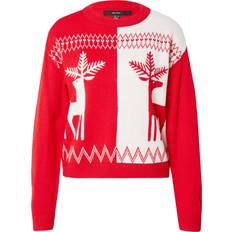 Vero Moda Pullover 'XMAS' rot