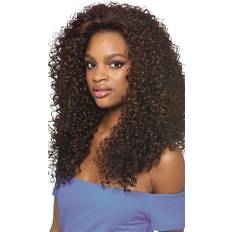 Outre DOMINICAN CURLY BUNDLE HAIR 1B Off Batik Quick Weave Half Wig