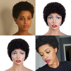 Violet Afro Wigs For Black Women Short Wigs For Curly