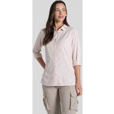 Poliammide Bluse Craghoppers Women's Nosilife Arona Langarm Bluse Blouse 48, sand