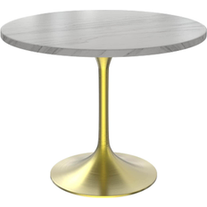 Leisuremod Verve 36" Round Dining Table