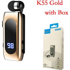 Dechoicelife a-K55-Gold 2022 K55 Earphone 5.2 with Wire Clip