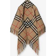 Burberry Check Wool Cape