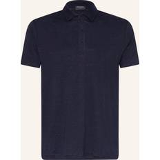 Linnen - Man Polo's Olymp Casual Jersey - Marineblauw