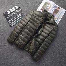 Overcoat Doudoune Homme Ultralight Warm Down Jacket Men Autumn Winter Stand-Up Collar Short Coats Windproof Breathable Multicoloured One