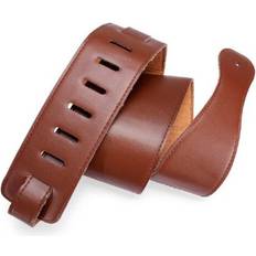 Cheap Straps HOD Health & Home Sturdy Breathable Faux Leather Guitar Strap Brown