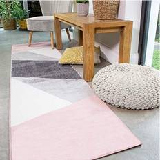 The Rug House Luxury Modern Blush Grey