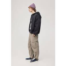 Beige - Men Trousers & Shorts H&M Men Beige Regular Fit Cargo trousers