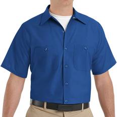 Work Tops Red Kap Men's Short Sleeve Industrial Work Shirt