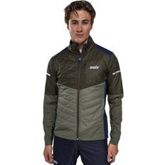 Swix Men's Dynamic Hybrid Insulated Jacket, S, Olive/Dark Olive