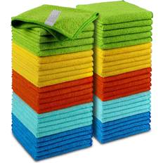 Multicolored Cloths Aidea Microfiber Cleaning Cloths 50pcs